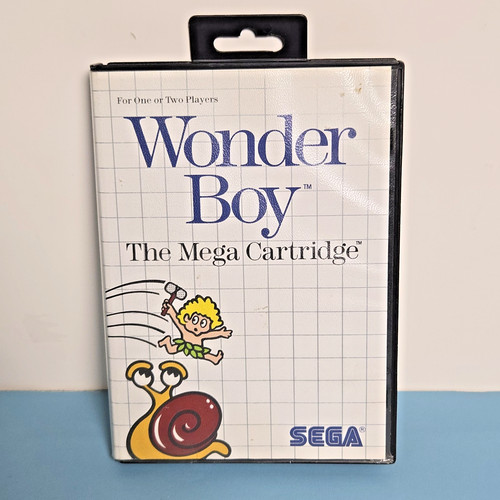 Wonder boy sega master - wonder,