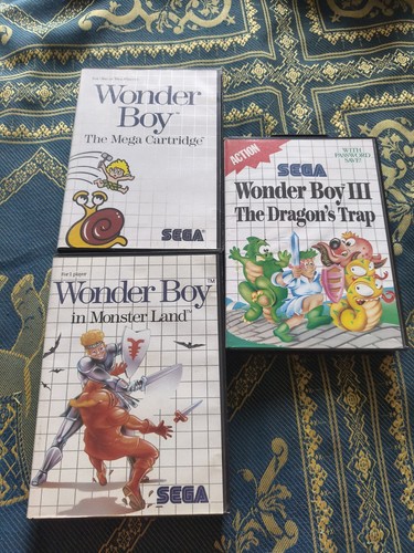 Wonder boy sega master - boy,